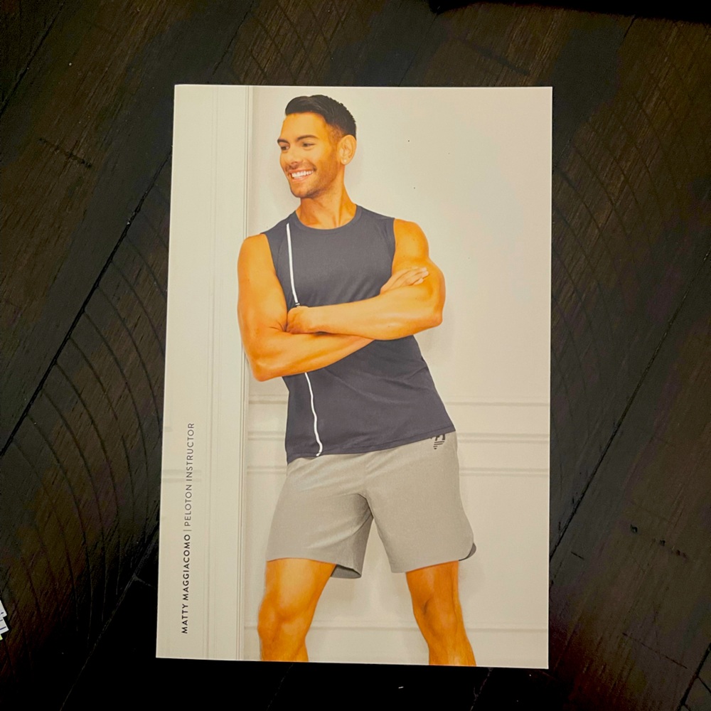 Peloton Instructor card Matty Maggiacomo new rare